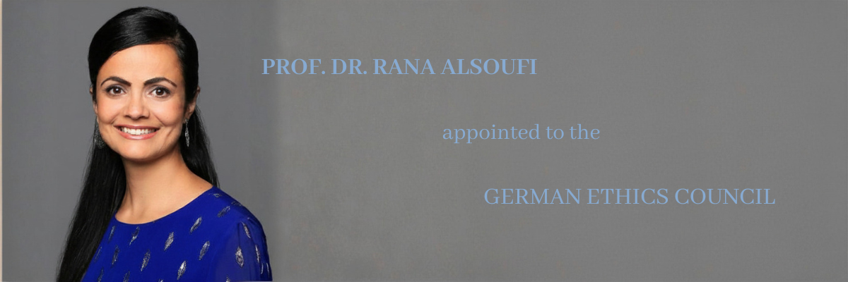 Rana Alsoufi appointed to the German Ethics Counci